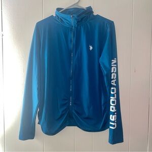U.S. Polo Assn. Teal Full-Zip Jacket